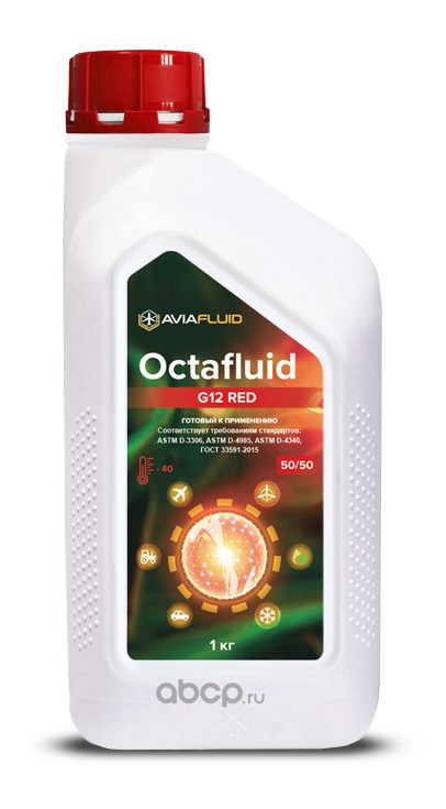 Антифриз Octafluid G12 Red 1 кг